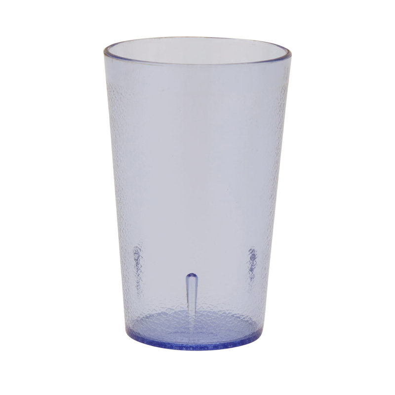 GET Gobelets de restaurant en plastique robustes, 20 onces, ambre (ensemble de 12), Verre, Bleu