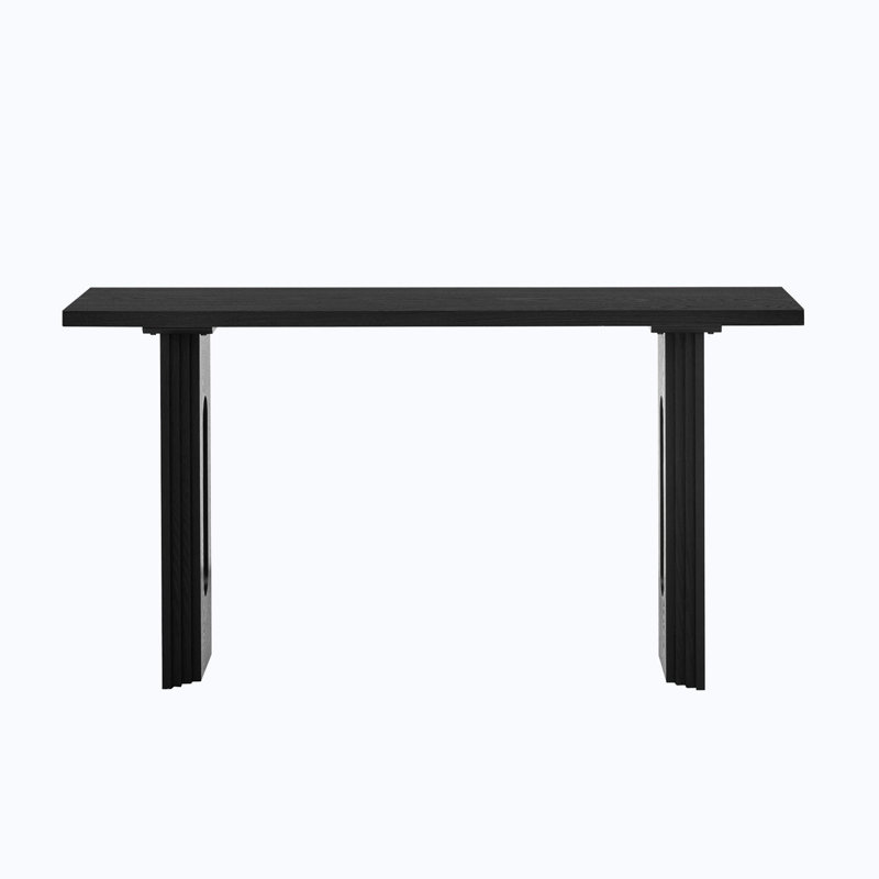 Console en bois, Noir, noir, noir, noir