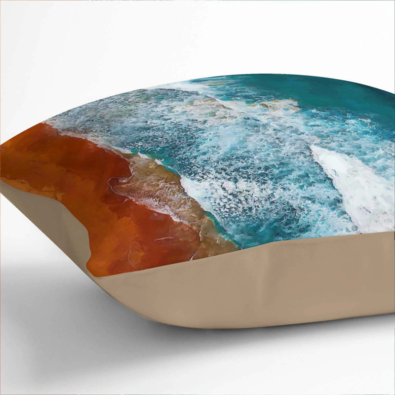 Square Throw Cushion, 55 x 55 cm, Stone