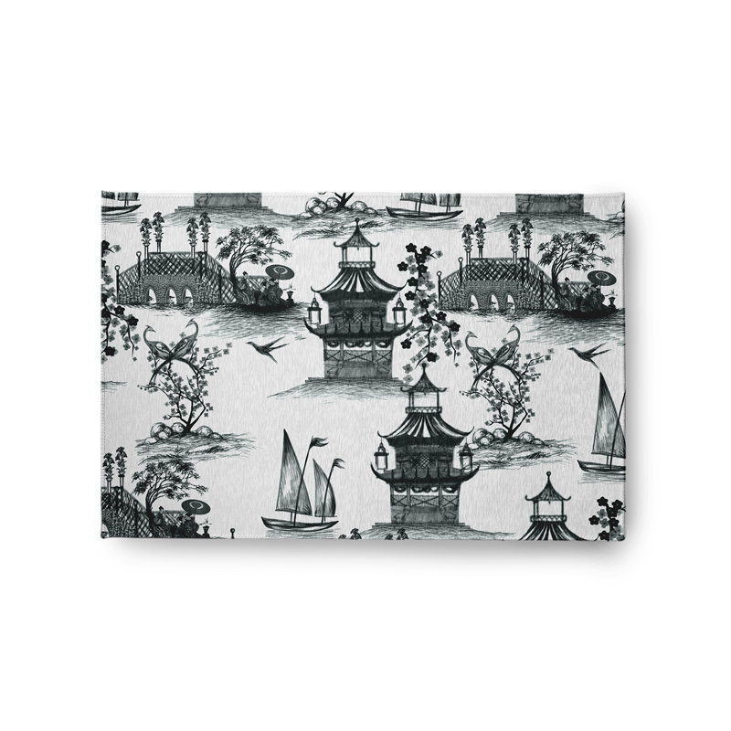 Vestfold Chenille Toile Indoor Rug, Rectangle 2' x 3'