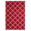 Tapis rouge / blanc Ikat-121425749
