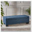Repose-pieds avec banc de rangement en tissu