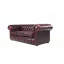Chesterfield Sofa Suite Antique Oxblood Real Leather