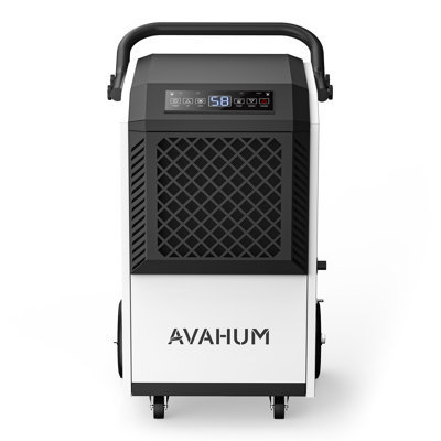 AVAHUM 160-Pint Commercial Dehumidifier with Pump, Anti-Corrosion Technology for 1,200 sq. ft.