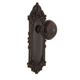 Victorian Plate with Egg & Dart Door Knob