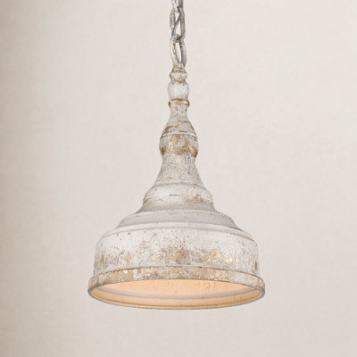 Claudette Single Light Steel Dimmable Pendant