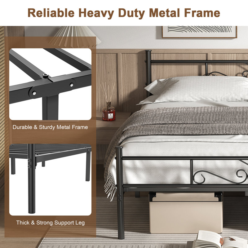Jariana Metal Bed Frame, Twin