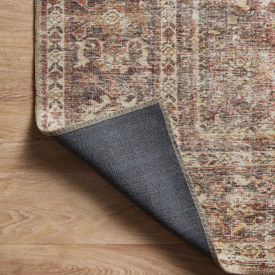 Georgie Oriental Bordeaux/Antique Area Rug