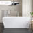 67" Eaton Acrylic Freestanding Air Tub With Foam