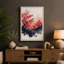 Blossoms in Mist Japandi - Wrapped Canvas-345555147-345555184