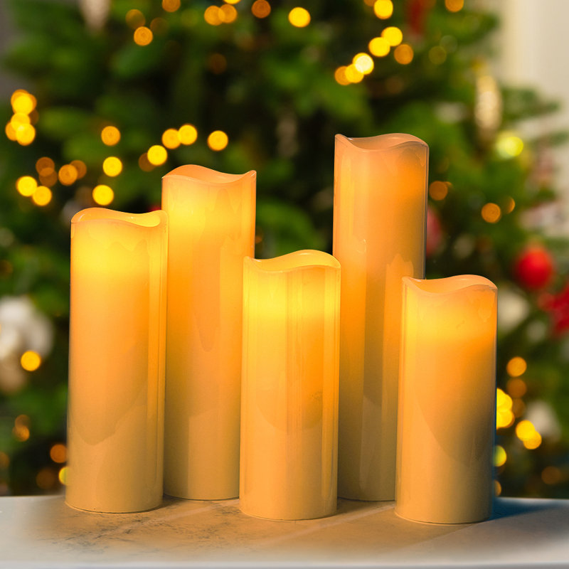 Unscented Pillar Candle
