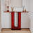 Modern Minimalist Amber Colour Acrylic Entryway Table