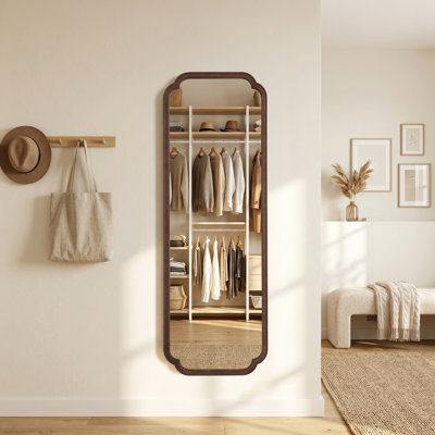 Abbate Full Length Wood Mirror