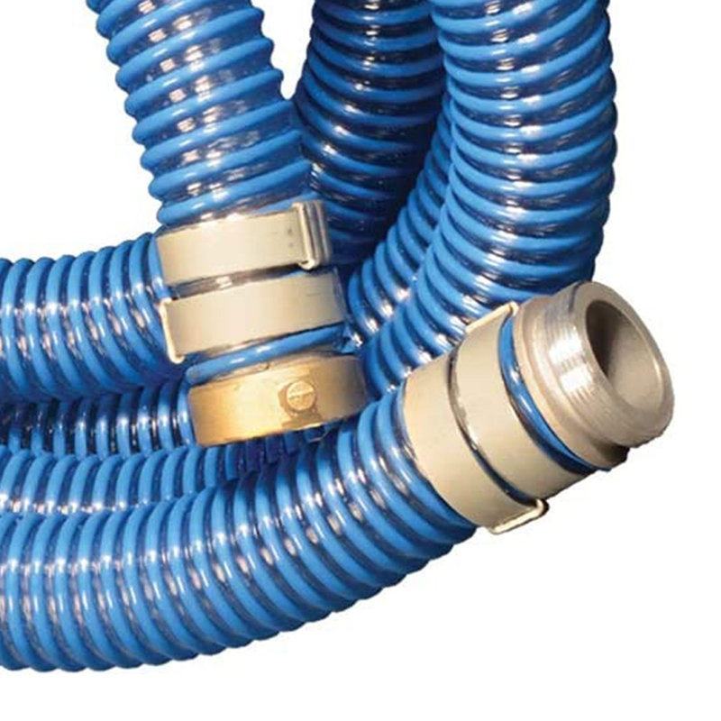 Apache 20 Foot Long 2 Inch Diameter 58 PSI Flexible PVC Pool Hose, Blue