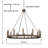 Madalyn 12 - Light Candle Style Wagon Wheel Chandelier-205857903