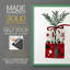 «Christmas Holiday Art» DCCCLxx, reproduction d'art encadrée - bois massif-213496794-213496797