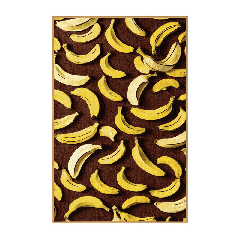  Tapis lavable banane, Rectangle 4pi x 6 pi