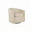 Fauteuil d'appoint pivotant en velours côtelé-127872537