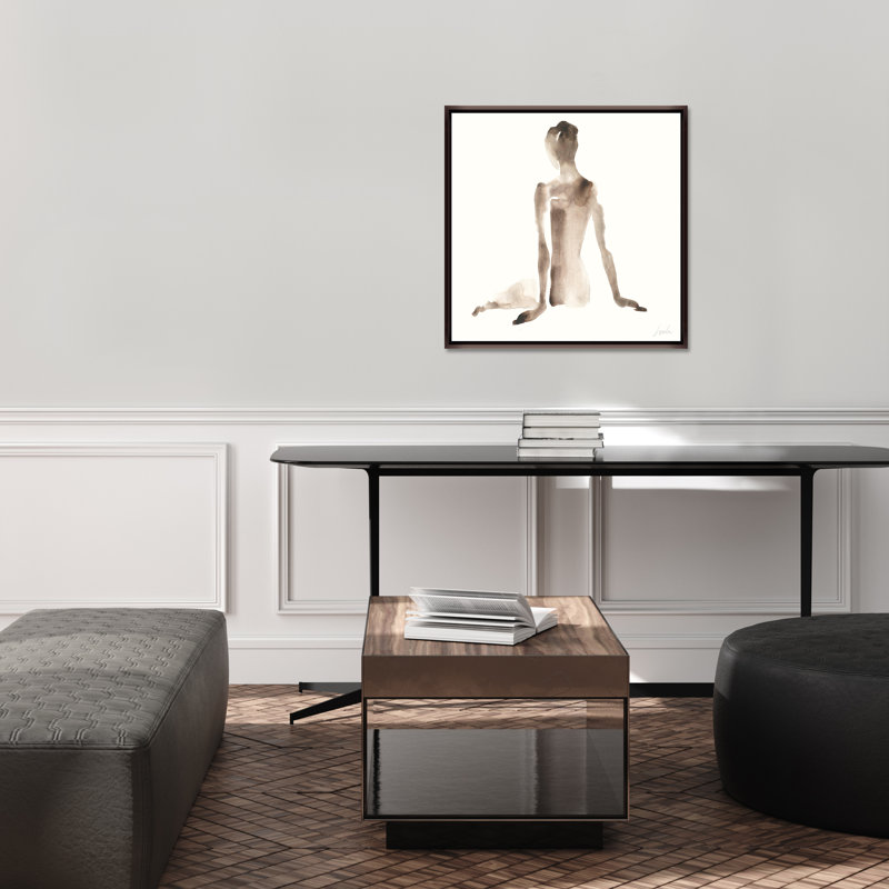 «Poised III» par Janice Sadler - Peinture sur toile