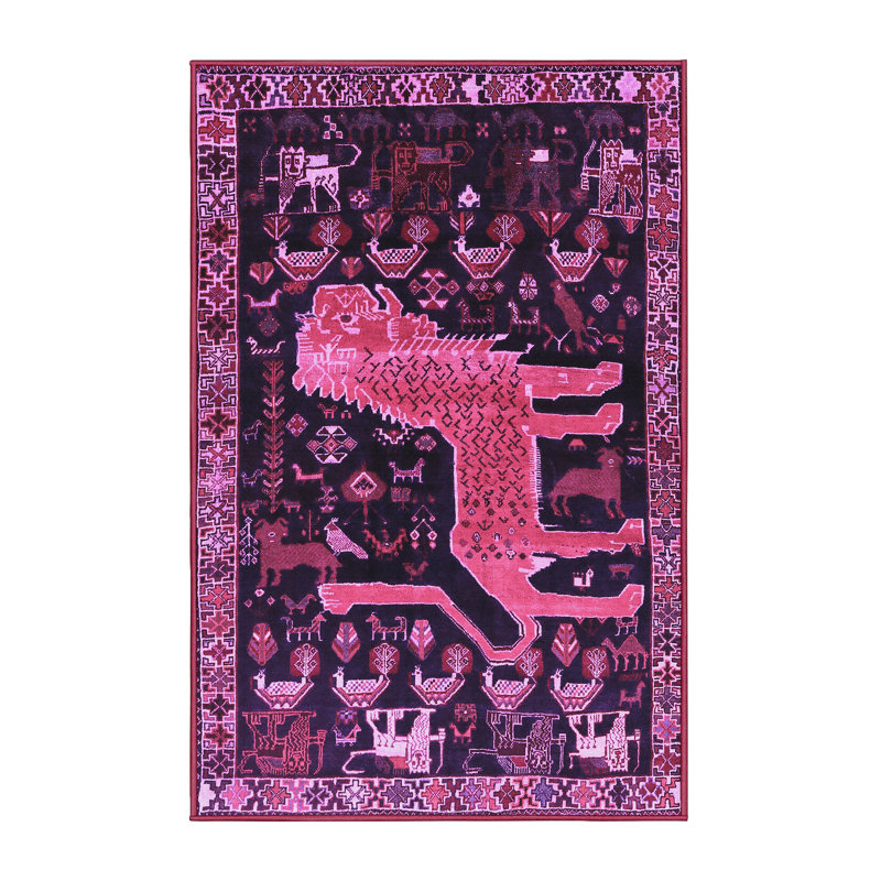 Geometric Indoor Rug, Rectangle 6' x 9'