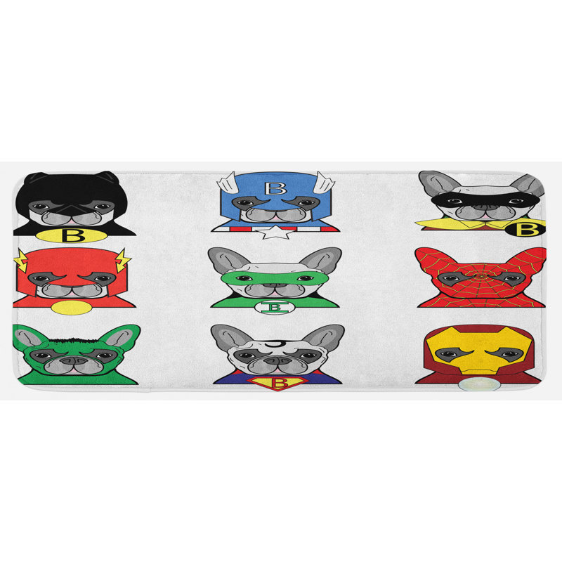 Tapis de cuisine superhero