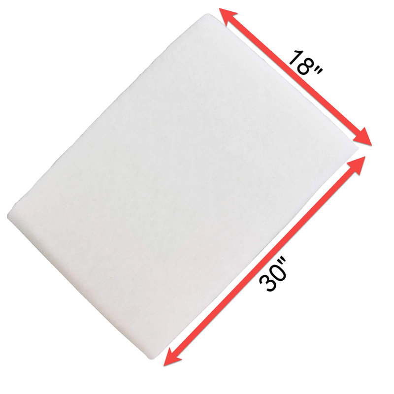 Matelas filtrant pour aquarium en poly fibre