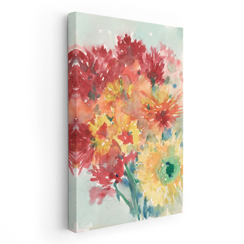 Floral Treats II - reproduction d'art sur toile, H 36 po x l 24 po