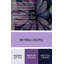 Aquarelle botanique 18, art mural mauve en métal-10816448