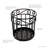 Scroll Pantryware Metal Round Utensil Crock-111378389