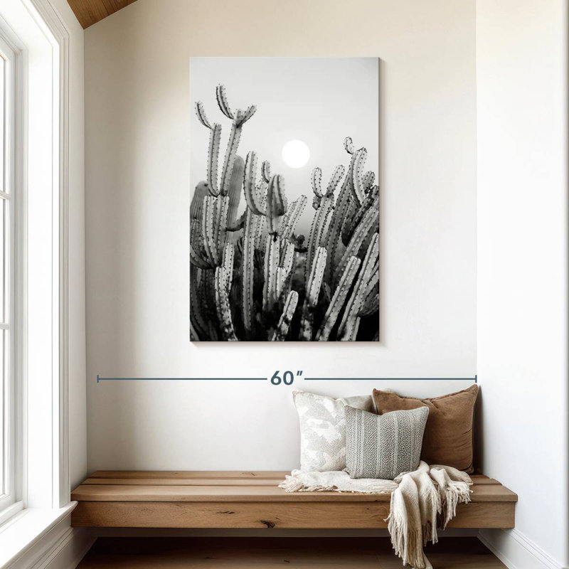 Harnek Black Arizona - Cactus Sunset, 45" H x 30" W