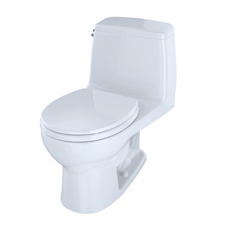 TOTO® UltraMax® One-Piece Round Bowl 1.6 GPF Toilet, Cotton White, Cotton