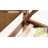 Mid-Century Modern Design Solid Rubberwood Bed Frame, No-Tool Quick Assembly Mortise And Tenon Structure-1848643980-1848643971