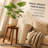 Indoor Plant Stand with Spill-proof Tray Stable Flower Holder for Heavy Pots Gardening Display Decor