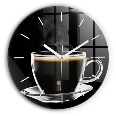 Glass Wall Clock