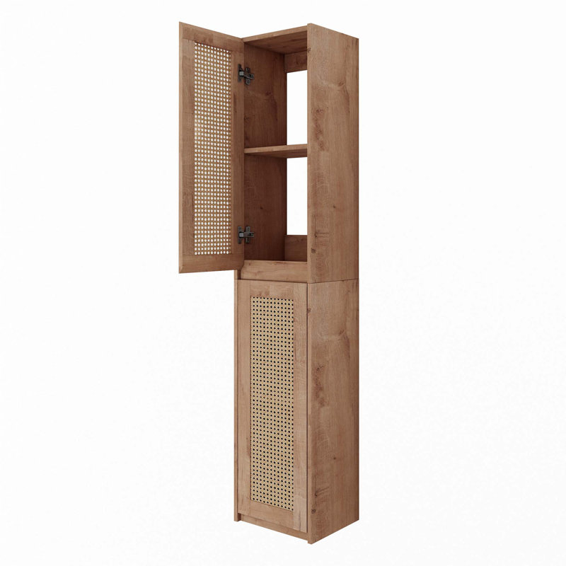 Bathroom Side Cabinet,Soft Close Doors,Float Mounting Design