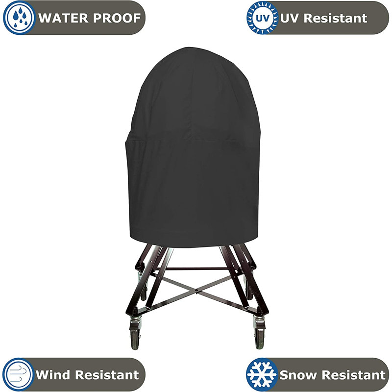 Blue Elephant 68.6cm D Grill Cover, Black, 86.4cm D x 121.9cm H