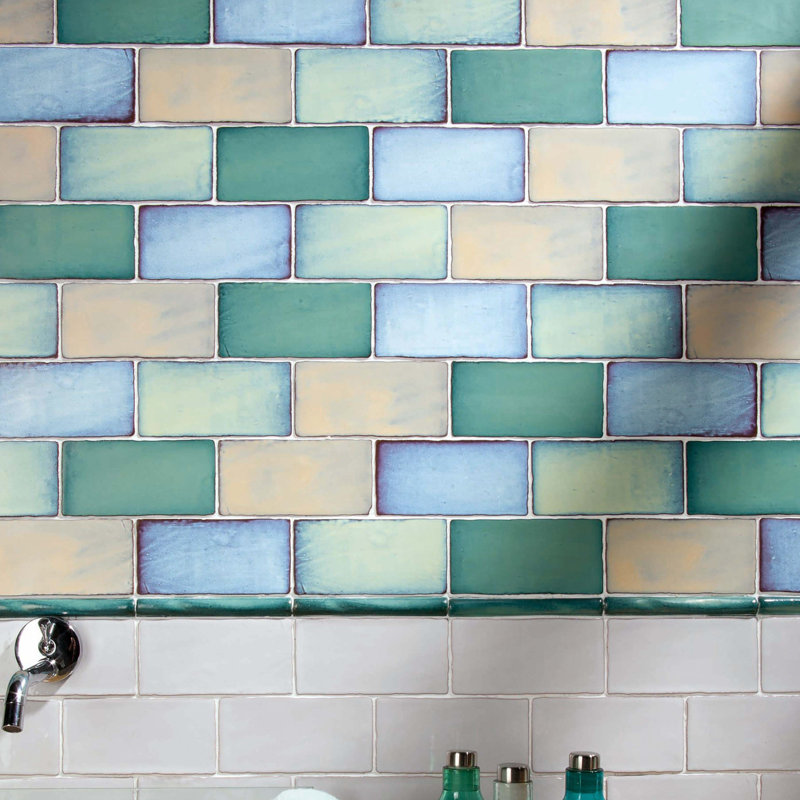 Antic Special 3" x 6" Ceramic Vintage Subway Tile, Special Milk