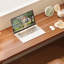 Bureau brun en bois massif en forme de L-1479493623-1479493619