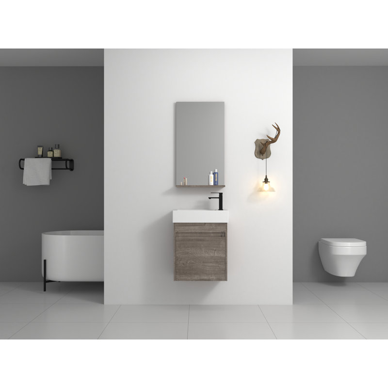 18.11'' Single Bathroom Vanity with Top
