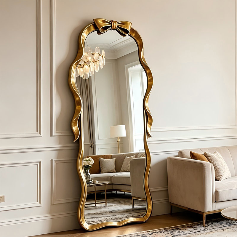 Miroir 70,87 po style français, 70.87" H x 31.5" W x 1.97" D