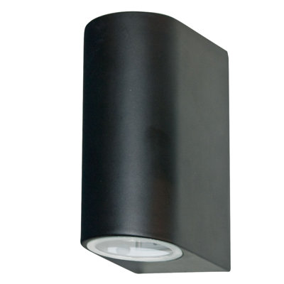 Amelia Powder Coated Finish 2 - Bulb 15cm H Outdoor Armed Sconce