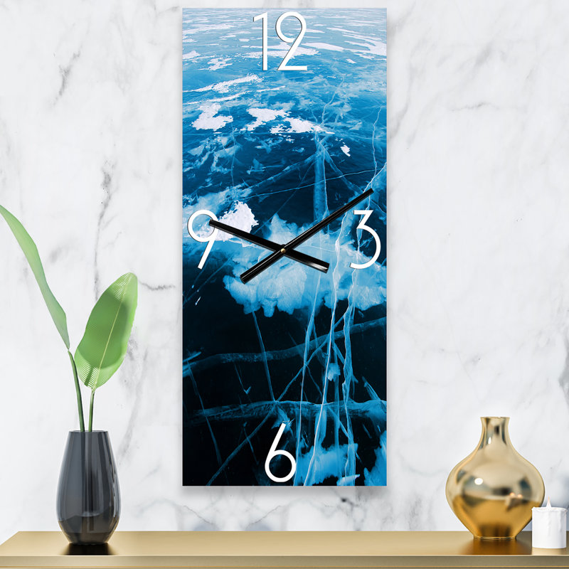 Horloge murale Ice Structure I, Grand
