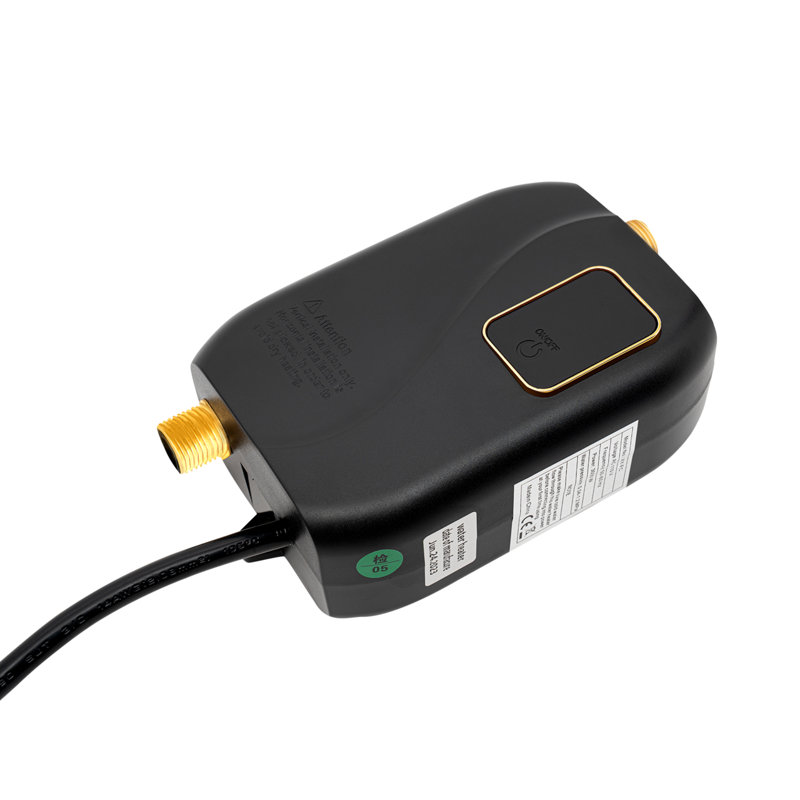 Mini 3kw/110 Volt Electric Tankless Water Heater, Gold
