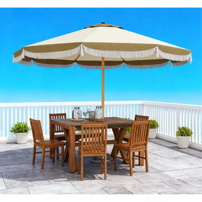 Parasol ventilé de table de patio, parasol d'extérieur, parasol de patio