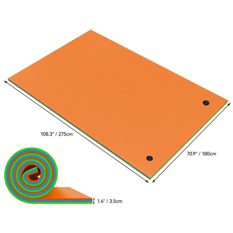 Balcon gonflable Balconera Lake Floats, Orange, 9 pi l
