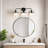 3-light Dimmable Vanity Light with Glass Shades