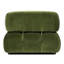 Fauteuil modulaire à bulles 36 po Marcel, velours performance vert olive Marcel-723816041