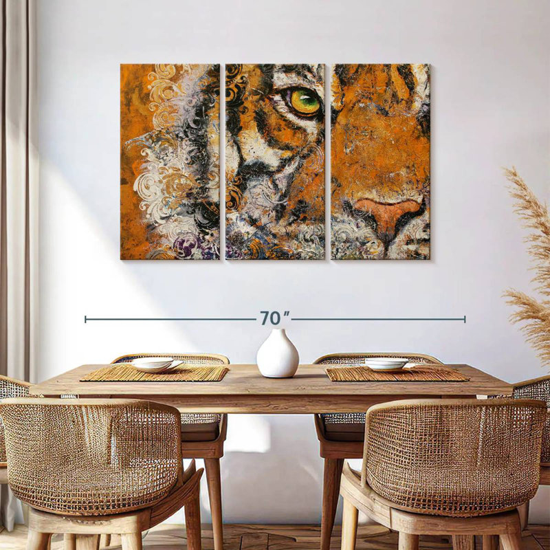 Royal Tiger Eye, 36" H x 57" W