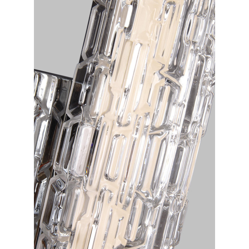 Meuble-lavabo à DEL Cutler 24 po Cutler de Visual Comfort Studio, Chrome