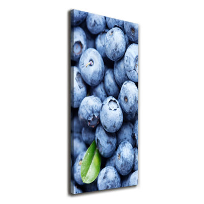 Blueberries - Wrapped Canvas Print